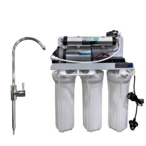 AquaUltra UltraGuard 5-Stage Under Sink UV Water Purifier for Municipal Water | Chemical-Free, No RO, Zero Wastage