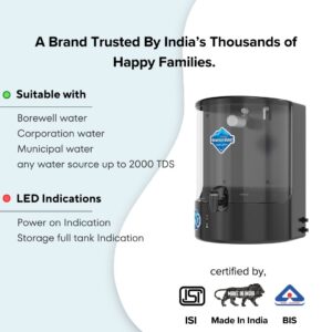 Aquaultra Eclipse 9L RO+UV+UF CopperMineral Water Purifier for Home (All-in-one Kit) - Image 7