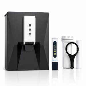 Aquaultra IRIS 9L RO+UV Water Purifier with Triple Copper+Zinc+Alkaline Purification, Best suitable with Modular kitchens and Home