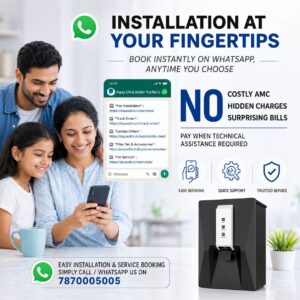 Aquaultra IRIS 9L RO+UV Water Purifier with Triple Copper+Zinc+Alkaline Purification, Best suitable with Modular kitchens and Home - Image 6