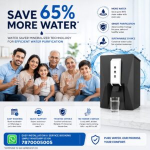 Aquaultra IRIS 9L RO+UV Water Purifier with Triple Copper+Zinc+Alkaline Purification, Best suitable with Modular kitchens and Home - Image 5