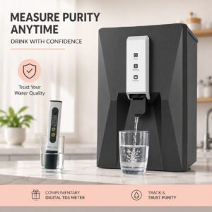 Aquaultra IRIS 9L RO+UV Water Purifier with Triple Copper+Zinc+Alkaline Purification, Best suitable with Modular kitchens and Home - Image 3